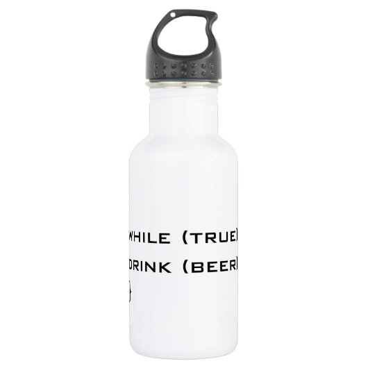 Drink bier waterfles  (Voorkant)