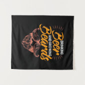 Drink bieren en kweeklassen wandkleed (Voorkant (horizontaal))