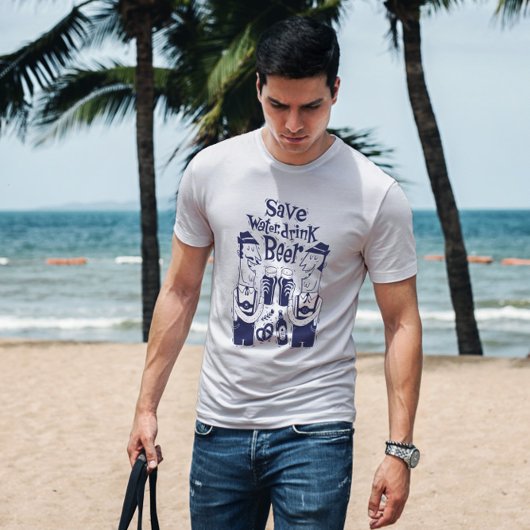 Drink biertekens t-shirt