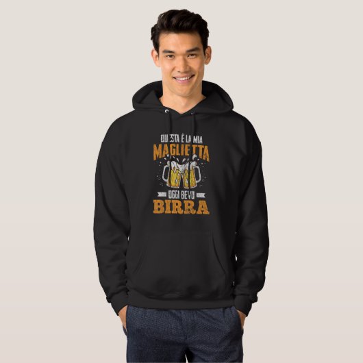Drink bietpartij hoodie (Voorkant volledig)