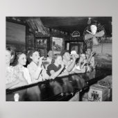 Drink bij een Louisiana Bar, 1938.  foto Poster (Voorkant)