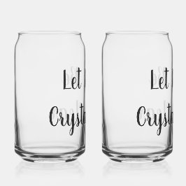 Drink blikjes blikvorm glas