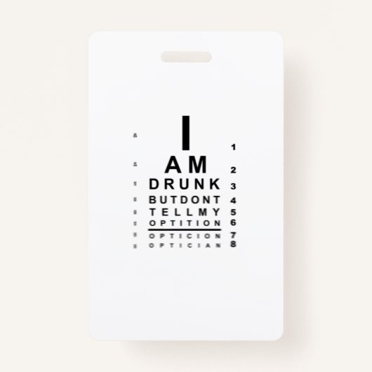 Drink blurry badge (Voorkant)