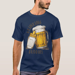 Drink boeddies pa en Baby Matching Fist T-shirt