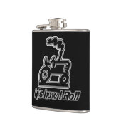 Drink boer Zo ga ik draaien Heupfles (Links)