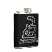 Drink boer Zo ga ik draaien Heupfles (Rechts)