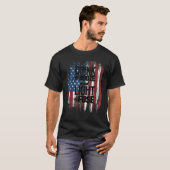 Drink Booze Light Fuse Amerikaanse Vlag Juli 4 Bie T-shirt (Voorkant volledig)