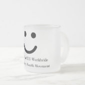 Drink bril matglas koffiemok (Voorkant rechts)