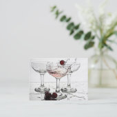 Drink bril visitekaartje (Staand voorkant)