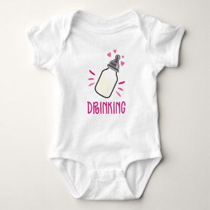 "Drink" Buddies Twins Romper