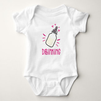 "Drink" Buddies Twins Romper