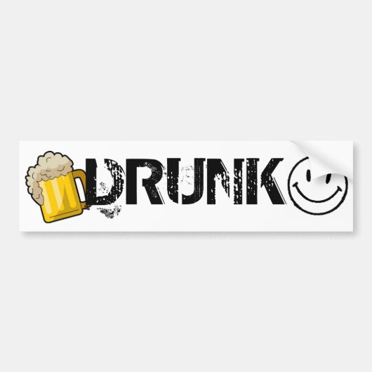 Drink Bumper Stucker Bumpersticker (Voorkant)