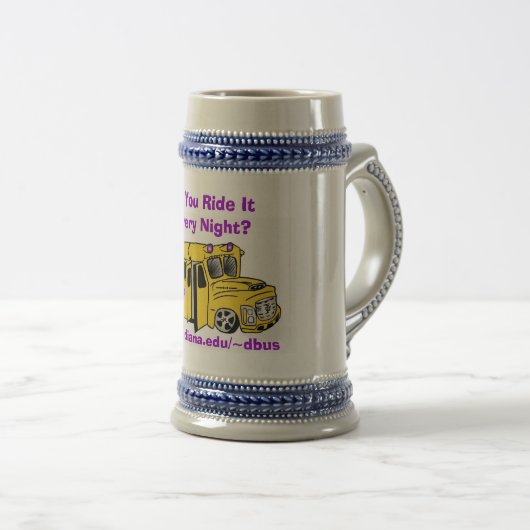 Drink Bus Beer Stein Bierpul (Voorkant rechts)