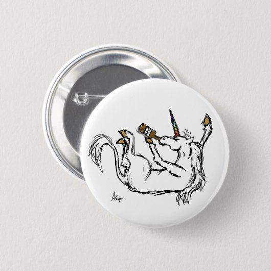 Drink Button Unicorn (Voorkant /achterkant)