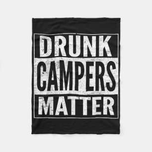 Drink Campers Grappig Drink Camping Lover Fleece Deken
