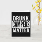 Drink Campers Grappig Drink Camping Lover Kaart (Gele Bloem)