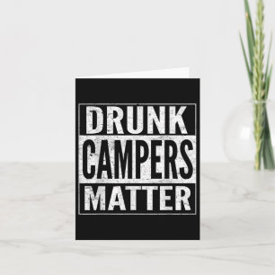 Drink Campers Grappig Drink Camping Lover Kaart