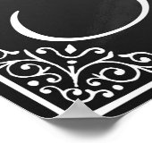 Drink champagne en dans onder de sterren poster (Hoek)