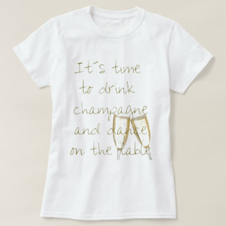 Drink champagne t-shirt