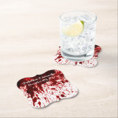 Drink Coasters Bloed Splatter Vampier Gothic Horro Kartonnen Onderzetters (Insitu)