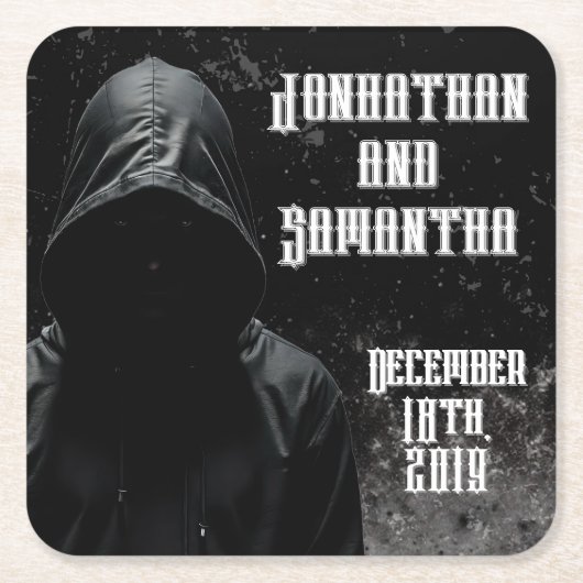 Drink Coasters Haunting Adeline Zade Meadows Zaddy Kartonnen Onderzetters (Voorkant)