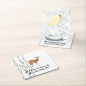 Drink Coasters Herten Doe Buck Bos Jacht Kartonnen Onderzetters (Insitu)