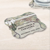 Drink Coasters Leger OCP Camo Uniform Camoflauge Kartonnen Onderzetters (Gekanteld)