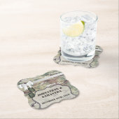 Drink Coasters Leger OCP Camo Uniform Camoflauge Kartonnen Onderzetters (Insitu)
