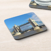 Drink Coasters set van zes. Tower Bridge Londen. Drankjes Onderzetter (Linkerzijde)