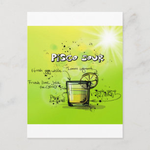 Drink Cocktailrecept Briefkaart