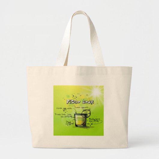 Drink Cocktailrecept Grote Tote Bag (Voorkant)
