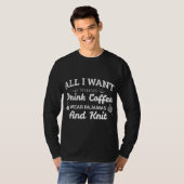 Drink Coffee Draag pyjama's en nit T-shirt (Voorkant volledig)