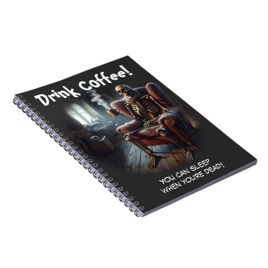 Drink Coffee Notitieboek (Rechterzijde)