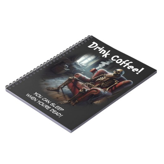 Drink Coffee Notitieboek (Linkerzijde)