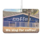 Drink COFFEE slaap later Luchtverfrisser (Achterkant)