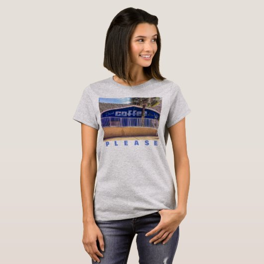 Drink COFFEE slaap later T-shirt (Voorkant volledig)