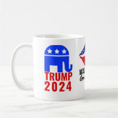 Drink Coffee, Support Trump 2024! Koffiemok (Links)