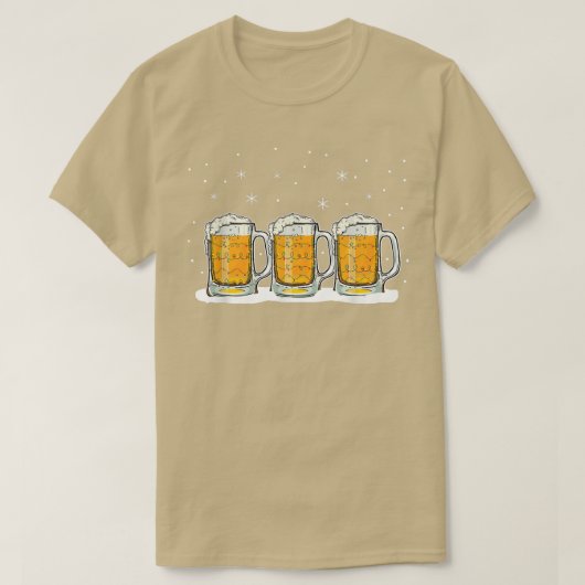 Drink Cold Beer Lover Jolly Holiday Sason Funny C T-shirt (Design voorkant)