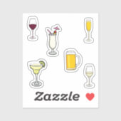 Drink collectie sticker (Vel)