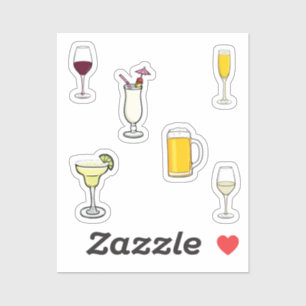 Drink collectie sticker