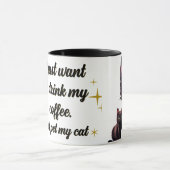 Drink Coofe en huiskat Mok (Midden)