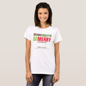 Drink Coquito Be Merry kerstmarketing T-shirt (Voorkant volledig)