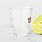 Drink Coquito Wees vrolijk kerstfeest Shot Glas (Links)