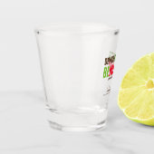 Drink Coquito Zalig Kerstmis Shot Glas (Links)