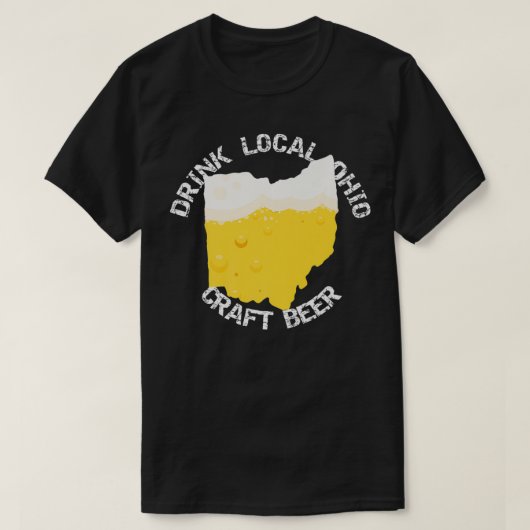Drink Craft Beer Ohio Drink Lokale premie T-shirt (Design voorkant)