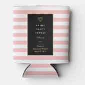 Drink Dance Herhalen | Bachelorette Koelbox Blikjeskoeler (Voorkant)