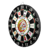 Drink Dart Board Game Dartbord (Voorkant Rechts)