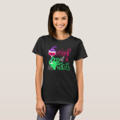 Drink de heks Happy Halloween op T-shirt (Voorkant volledig)