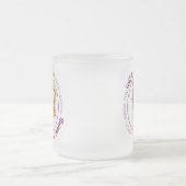 Drink de koffie, doe de dingen matglas koffiemok (Center)