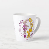 Drink de koffie, doe het ding latte mok (Rechterhoek)
